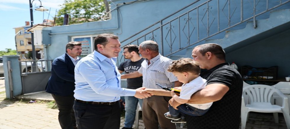 Başkan Balcıoğlu, Saçkanlar Hayvan Çiftliğini ziyaret etti