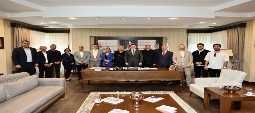 Başkan Balcıoğlu, Silivri Emlakçılar Derneği başkanını ağırladı