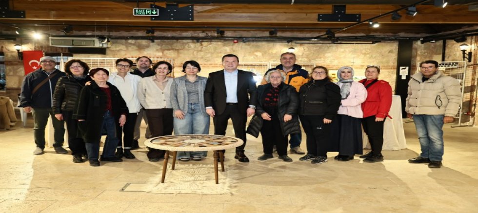 Başkan Balcıoğlu, “Zamanın Parçaları: Nefes” sergisine katıldı