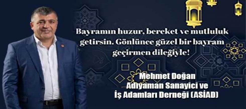 Başkan Mehmet Doğan’dan Ramazan Bayramı mesajı