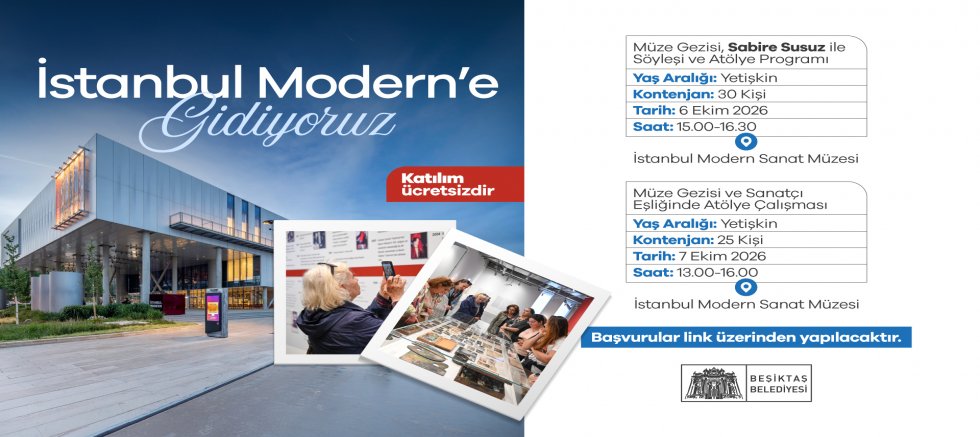 Beşiktaş Belediyesi Kadınları İstanbul Modern’de Sanatla Buluşturuyor