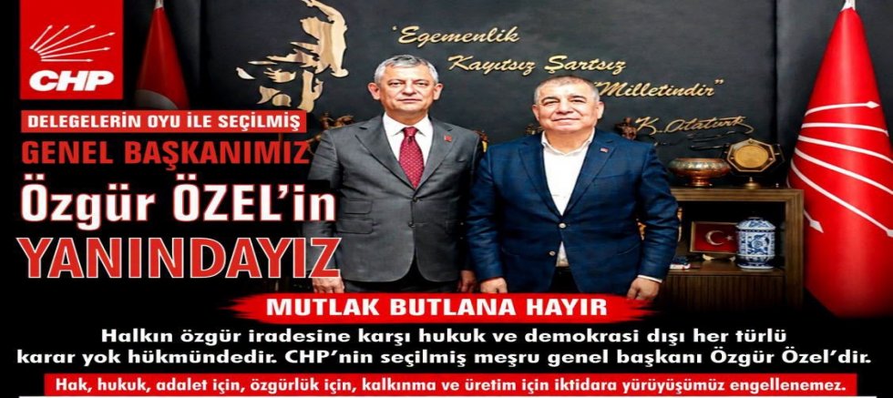 CHP Amasya Milletvekili Ramis Topal’dan Özgür Özel’e Destek Mesajı