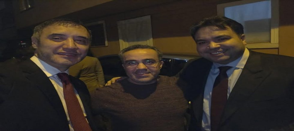 CHP Beşiktaş İlçe Başkanı Mehmet Arslan , Önder Gedik’i Ziyaret Etti