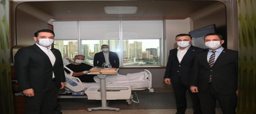CHP İstanbul İl Başkanı Özgür Çelik’ten Aras Arslan’a Geçmiş Olsun Ziyareti