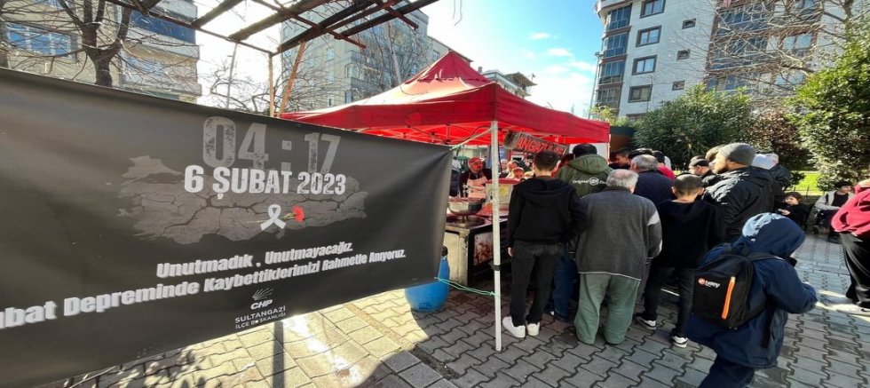 CHP Sultangazi’den 6 Şubat Deprem Şehitleri İçin Hayır Lokması