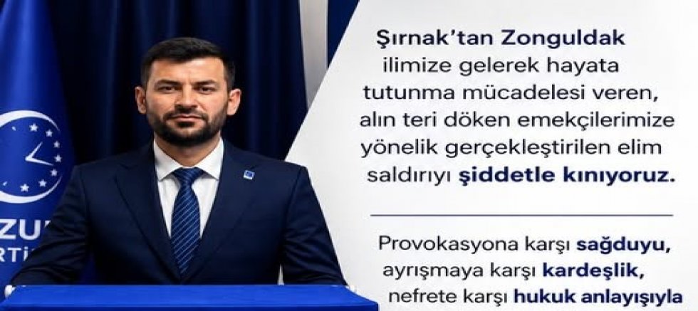 Ensar Acar’dan Zonguldak’taki Emekçilere Yönelik Saldırıya Sert Tepki
