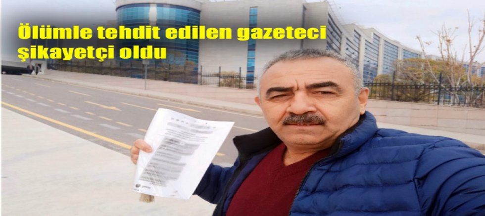 Gazeteci Durmuş Acar’a yayınladığı haber sebebiyle ölüm tehdidi mesajları gönderildi