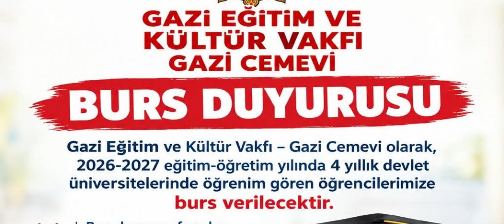 Gazi Cemevi’nden Üniversite Öğrencilerine Burs Desteği