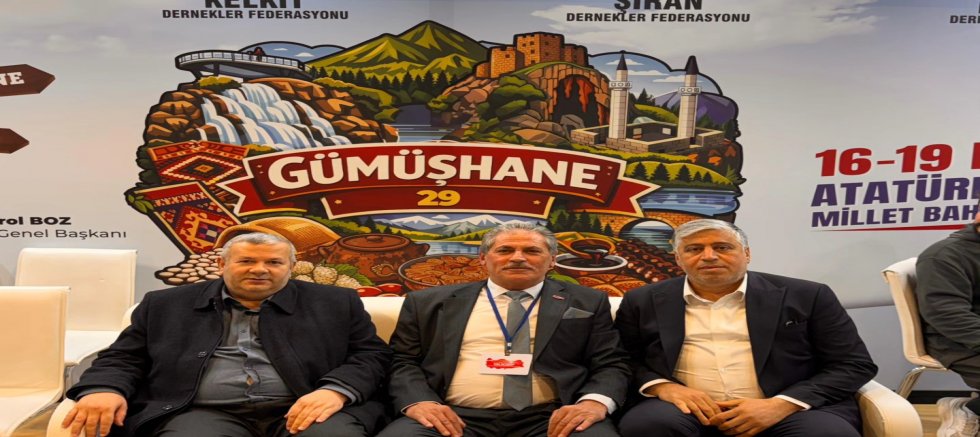 Gaziosmanpaşa Belediye Başkan Yardımcısı Ahmet Salmış, Gümüşhane Tanıtım Günleri’nde