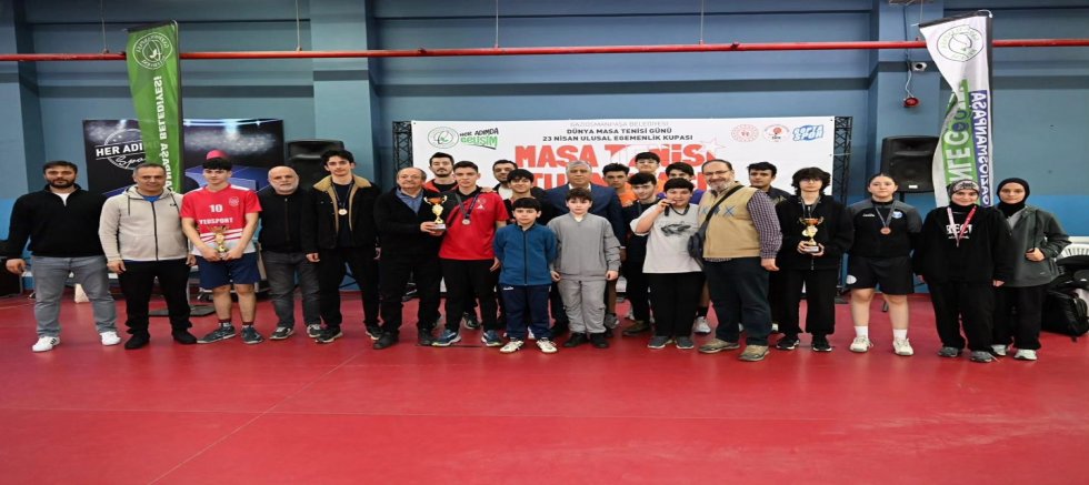 “Gaziosmanpaşa’da 23 Nisan Coşkusu Masa Tenisiyle Taçlandı”
