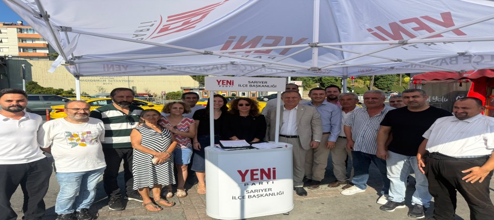 Gökan Zeybek: “Sarıyer’in Sokaklarında Umut Var, Değişim Var, YENİ Parti Var”