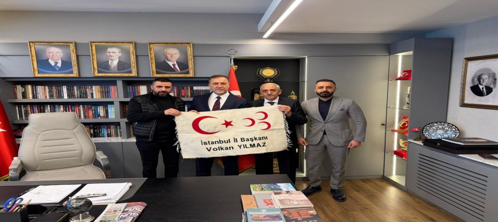 Hacı Mucir Çiçek’ten MHP İstanbul İl Başkanı Volkan Yılmaz’a Hayırlı Olsun Ziyareti