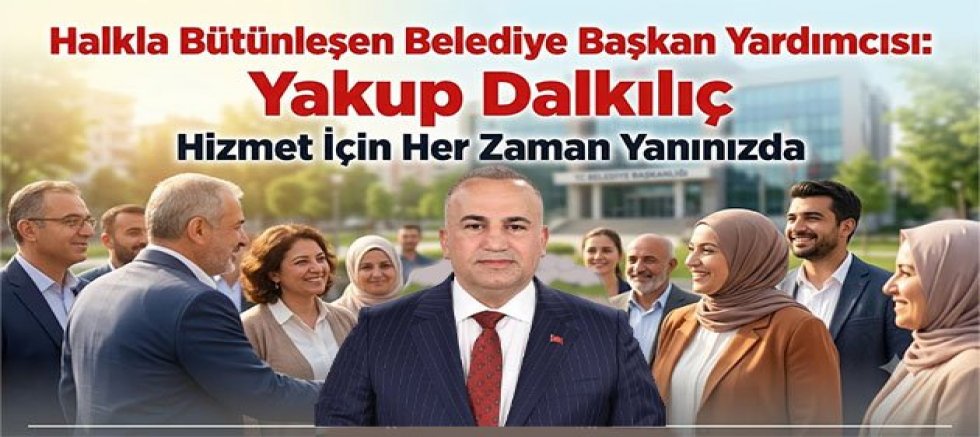 Halkla Bütünleşen Belediye Başkan Yardımcısı Yakup Dalkılıç, Vatandaş Odaklı Hizmet Anlayışıyla Takdir Topluyor