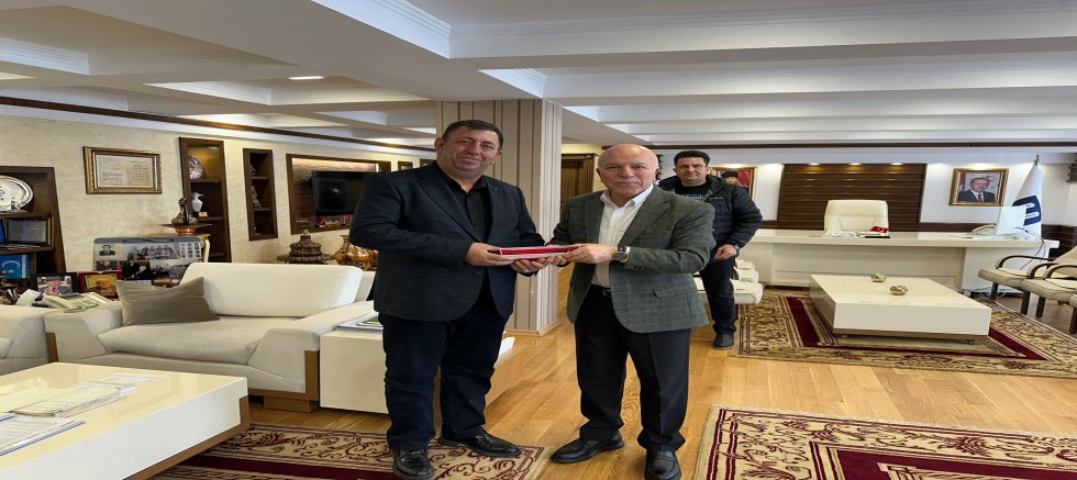 Hanifi Koç’tan Erzurum Büyükşehir Belediye Başkanı Mehmet Sekmen’e Ziyaret