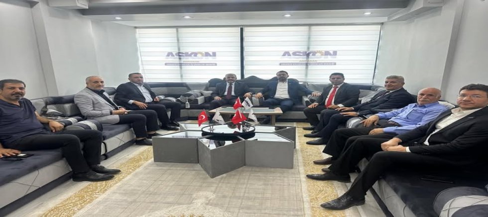 Hüseyin Sevinçtekin ve Adıyaman Dernekler Federasyonu'ndan ASKON Adıyaman Şube Başkanı Fatih Uslu'ya Ziyaret