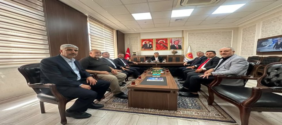 Hüseyin Sevinçtekin ve Adıyaman Dernekler Federasyonu'ndan Mehmet Kılınç'a Ziyaret