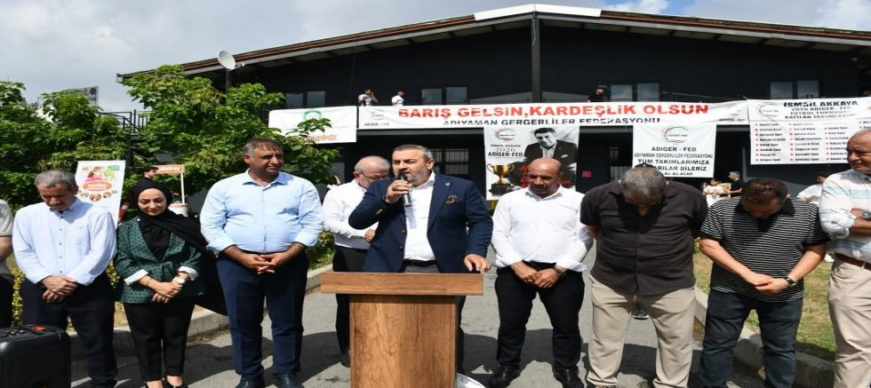 İbrahim Yasin, ADİGER-FED Geleneksel Futbol Turnuvası Açılışına Katıldı