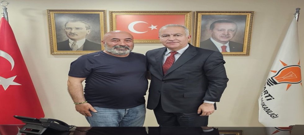 İsmail Ergüneş, Gazeteci Bülent Çavuş’u Ağırladı