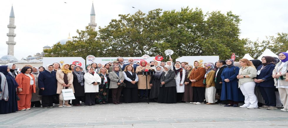 İstanbul’un annelerinden Gazze’nin çocuklarına dayanışma