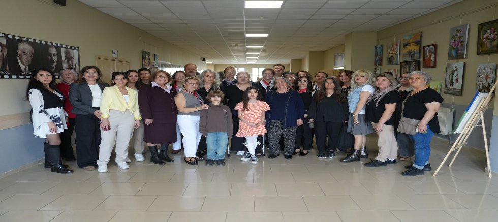 Kartal’da ‘Fırçaların İzleri’ Karma Resim Sergisi Açıldı