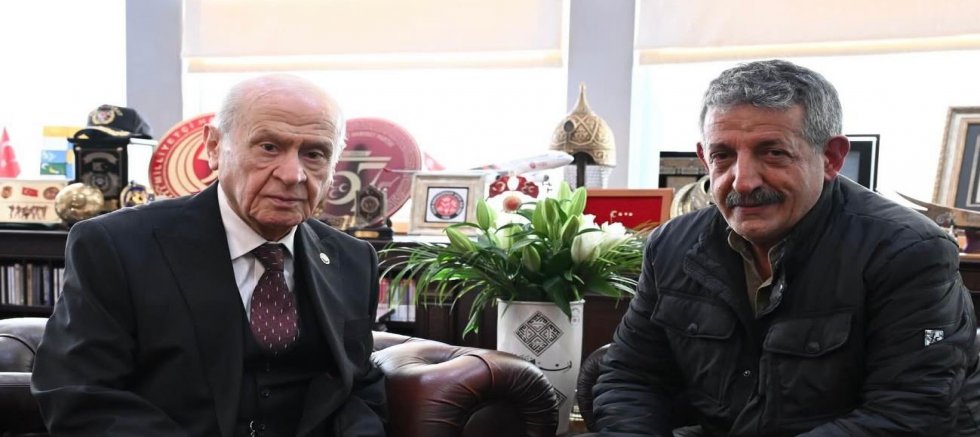 MHP Lideri Devlet Bahçeli, Gani Rüzgar Şavata'yı kabul etti