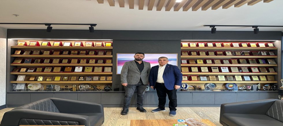 Ramis Topal, TEM34 Matsan Merkez Ofisinde Mesut Bolat’ı Ağırladı