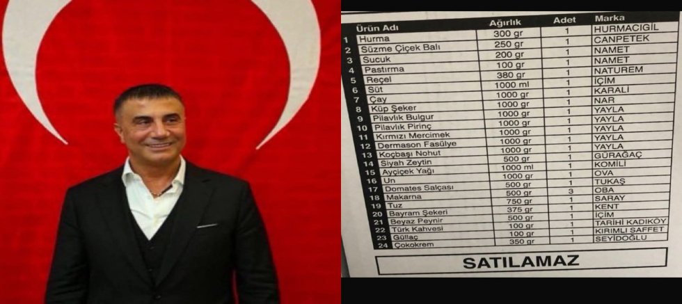 Sedat Peker’in Gönderdiği Ramazan Kolilerinin İçeriği Açıklandı