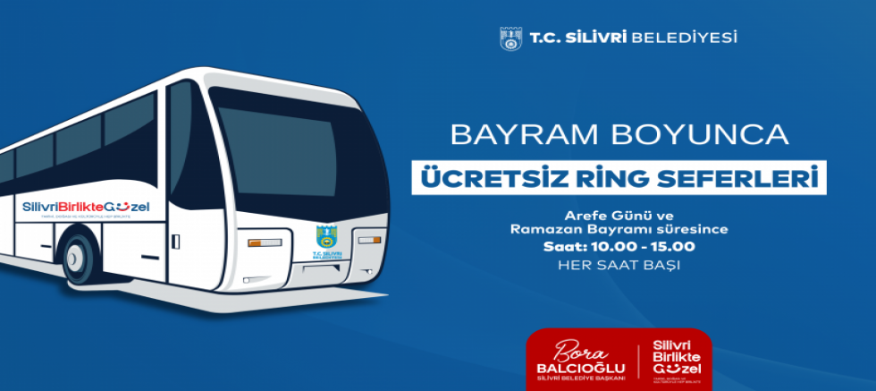 Silivri Belediyesi, bayram boyunca mezarlıklara ring servis düzenliyor