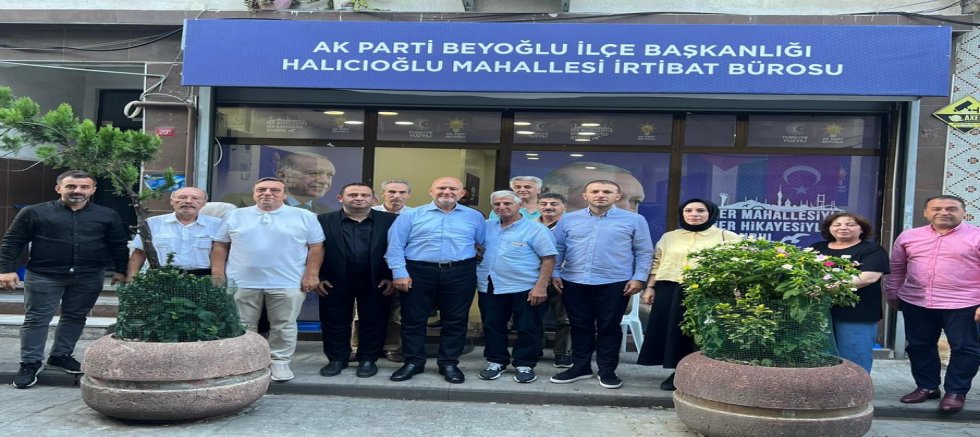 Süleyman Soylu, AK Parti Beyoğlu İlçe Başkanlığı Halıcıoğlu İrtibat Bürosu’nu ziyaret etti