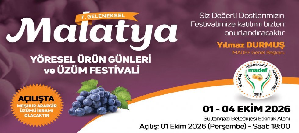 Sultangazi’de Malatya Lezzetleri İçin Geri Sayım Başladı