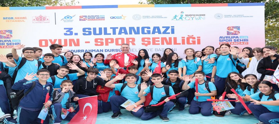 Sultangazi’de Spor Coşkusu: Gençler Şenlikte Buluştu
