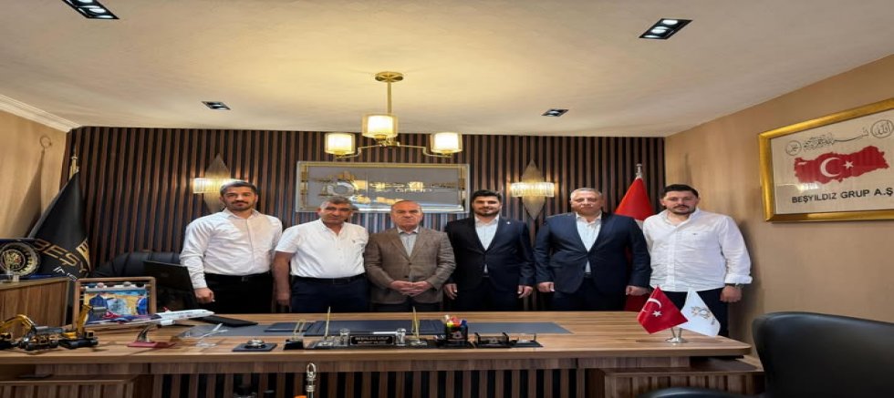Sultangazi Kaymakamı Mahmut Kaşıkçı ve Emniyet Müdürü Hakan Alparslan Kırbaş’tan Beşyıldız İnşaat’a Ziyaret