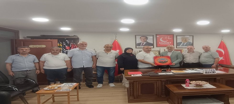 Sultangazi Saadet Partisi'ne Türkiye Emekliler Derneği'nden Ziyaret