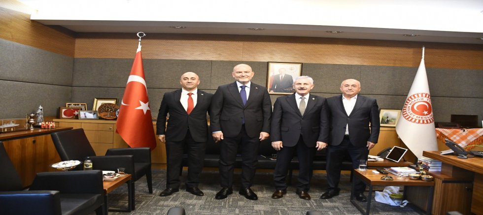 TBMM İçişleri Komisyonu Başkanı Süleyman Soylu, Gazi Meclis'te Misafirlerini Ağırladı