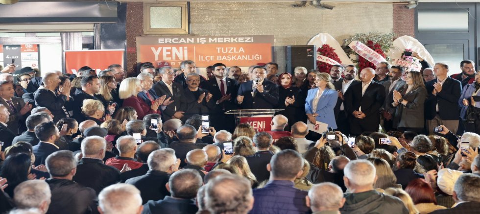 YENİ Parti Tuzla İlçe Başkanlığı Açıldı: Bini Aşkın Tuzlalı Açılışa Katıldı