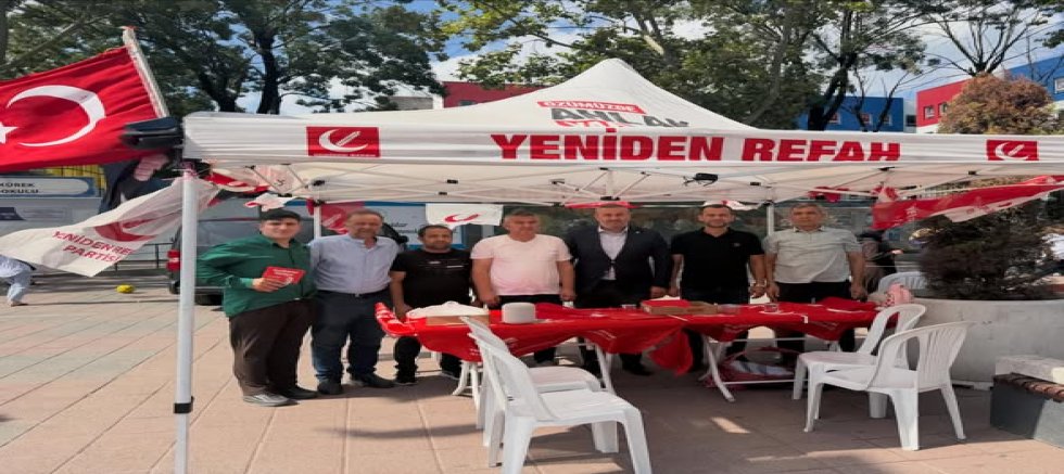 Yeniden Refah Partisi Sultangazi’de Üye Stant Çalışmasına Yoğun İlgi