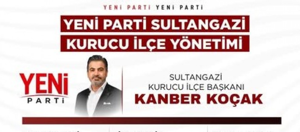 Mimar İsmail Ekmekci YENİ Parti Sultangazi Kurucu İlçe Başkan Yardımcısı Oldu