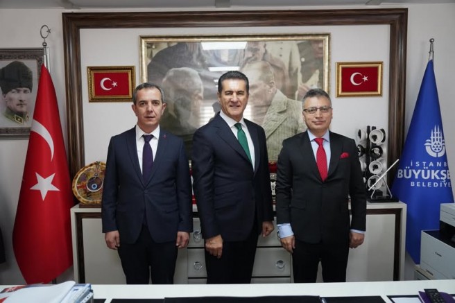Mustafa Sarıgül’den İBB Mezarlıklar Daire Başkanı Ecevit Yılmaz’a Ziyaret