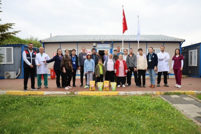 Özel bireyler Küçük Hayvan Rehabilitasyon Merkezini ziyaret etti