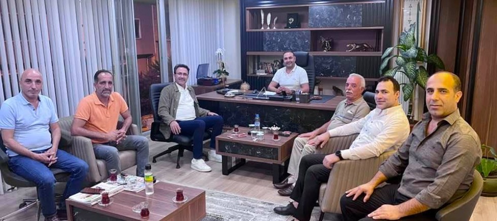 Sincik Belediye Başkanı Korkut'tan,Hasan Yaşar'a  Ziyaret