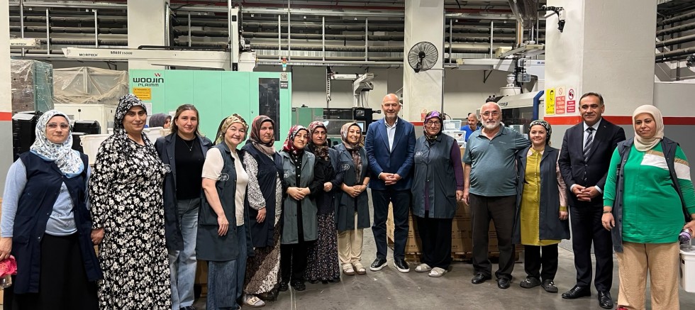 Süleyman Soylu’dan Sultangazi’de Üretim Ziyareti