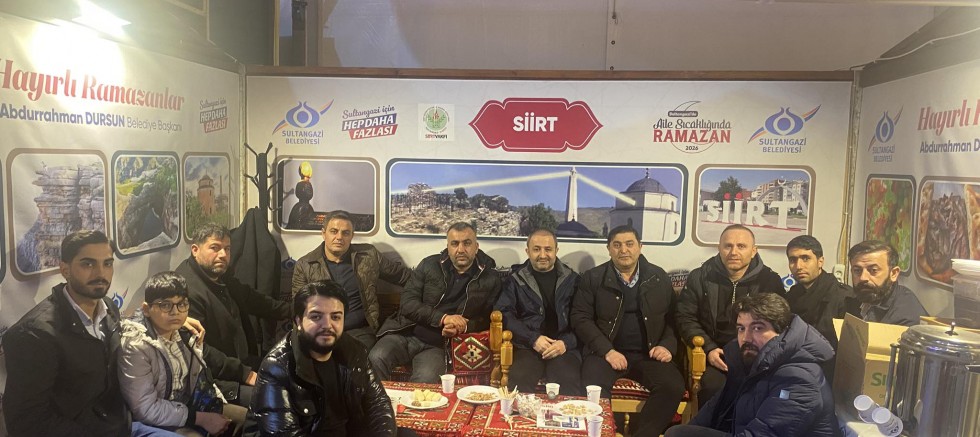 Sultangazi’de Siirtli Hemşerilere Ramazan Coşkusu: Abdulkadir Çiçek Ramazan Çadırında Misafirlerini Ağırlıyor