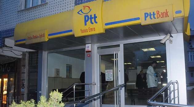 Sultangazi'de PTT şubesi soygunu