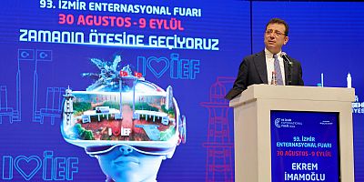 93. İZMİR ENTERNASYONAL FUARI AÇILIŞINDA KONUŞTU