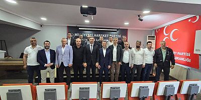 Abdulkadir Çiçek’ten MHP İlçe Başkanı Yakup Bildik’e Hayırlı Olsun Ziyareti