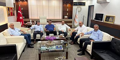Adıyaman Dernekler Federasyonu Başkanı Hüseyin Sevinçtekin, Kahta Dernekler Federasyonu Heyetini Ağırladı