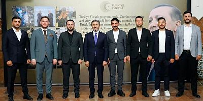 Adıyaman Dernekler Federasyonu Gençlik Kolları'ndan Bakan Yardımcısı Ahmet Aydın'a Ziyaret