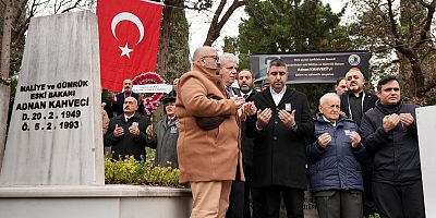 Adnan Kahveci, Vefatının 33. Yıl Dönümünde Kabri Başında Anıldı