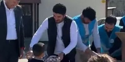 AK Gençlikten Anlamlı Destek.Muş Hasköy’de Çocukların Bayram Sevinci