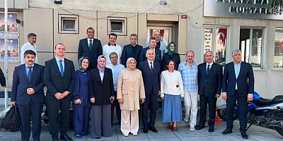 AK Parti Gaziosmanpaşa İlçe Başkanı İsmail Ergüneş’ten Merkez Mahallesi Muhtarı Ahmet Mert’e Ziyaret